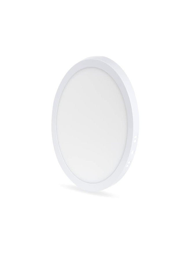 D'Mak Aluminium 12 Watts Round Led Surface Panel Light with Ip50 Dust Proof Cool White (Pack of 1) - Image 2